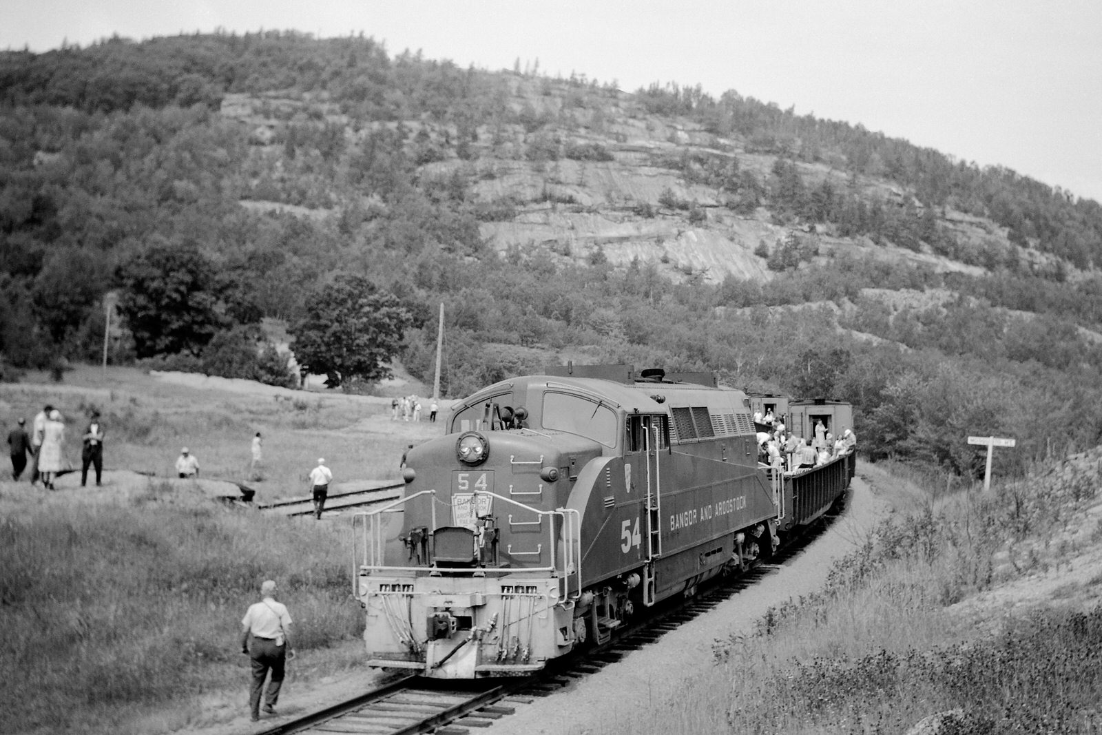 BAR BL2 #54 on a fantrip at Prospect, ME on 7/11/1965