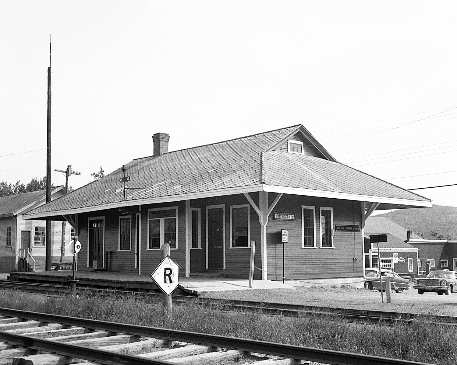 BAR Station at Fort Kent, ME on 6/24/1966. (8x10)