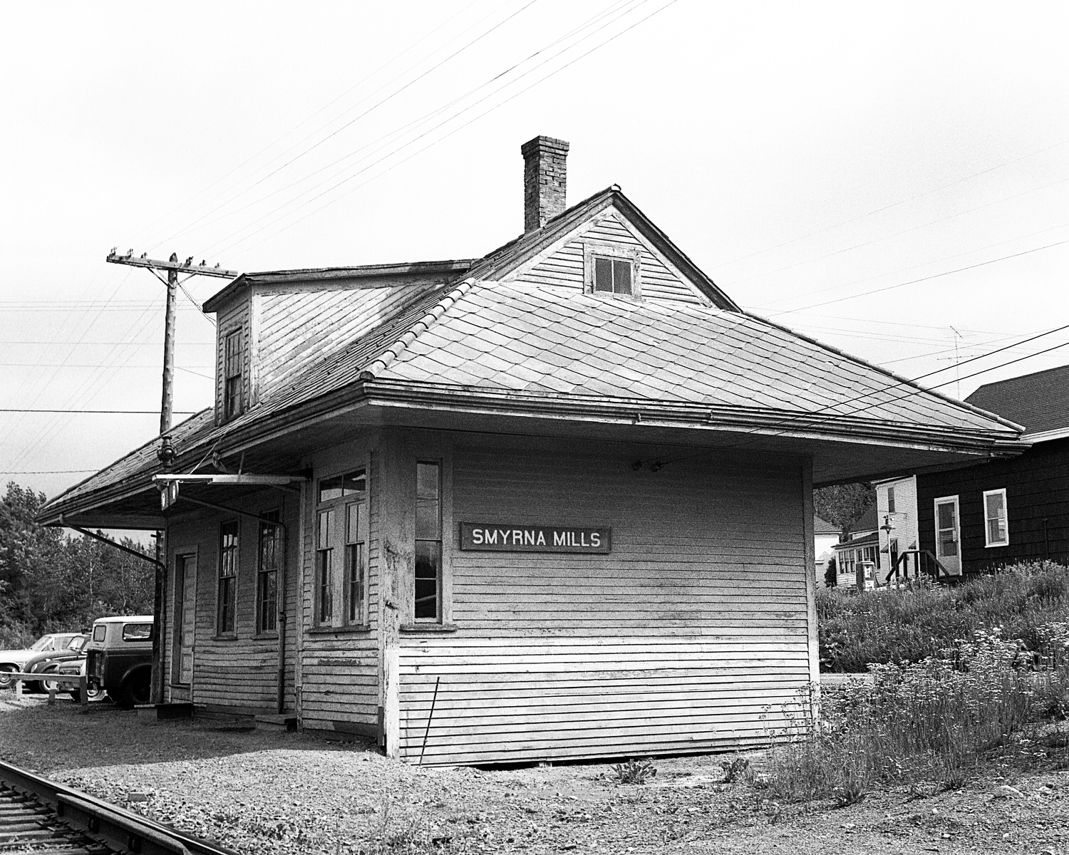 Bangor & Aroostook Smyrna Mills, ME Station 6/24/66 (8x10)