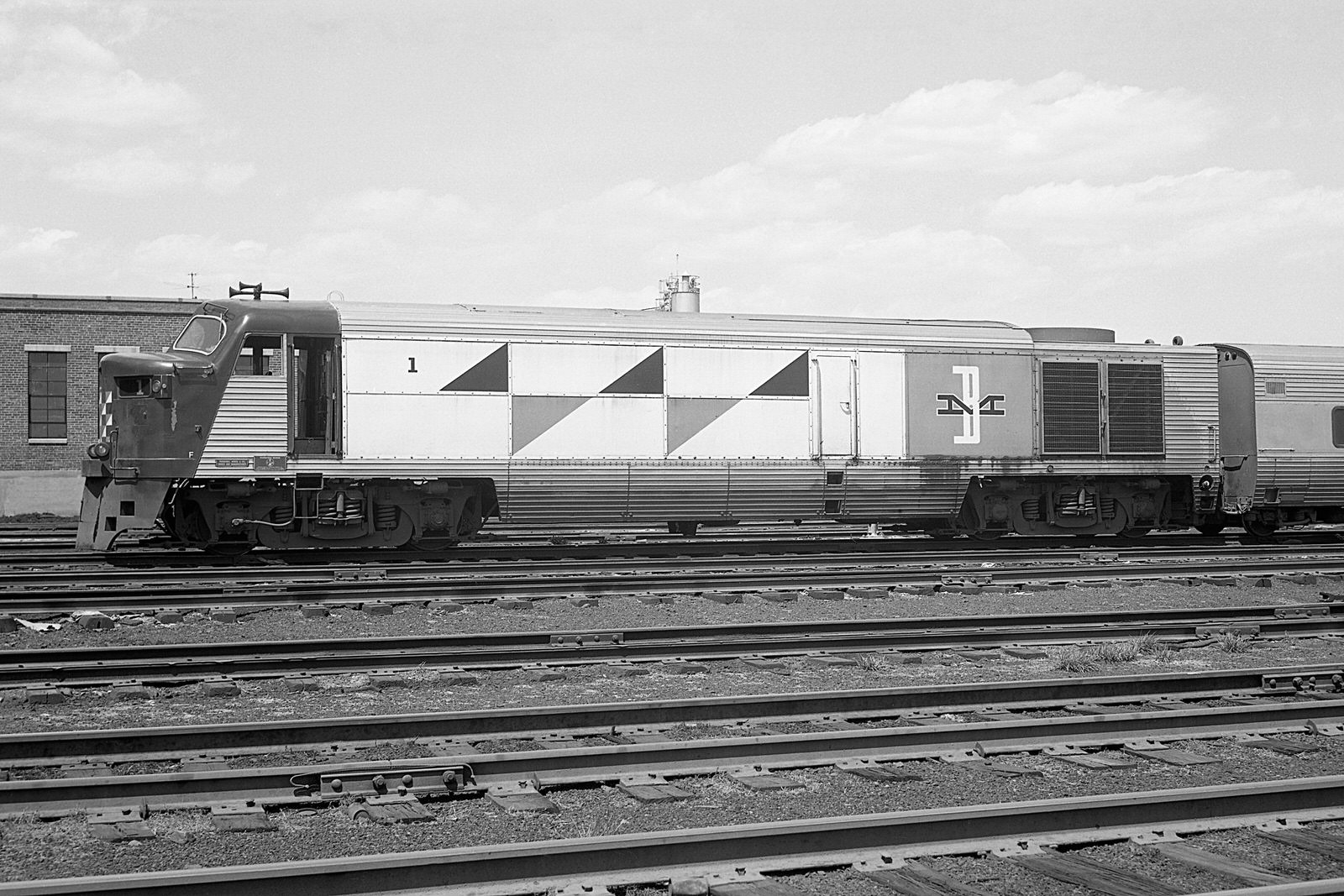 Boston & Maine Fairbanks-Morse P12-42 #1 at Boston, MA on 6/8/1962. (8x12)