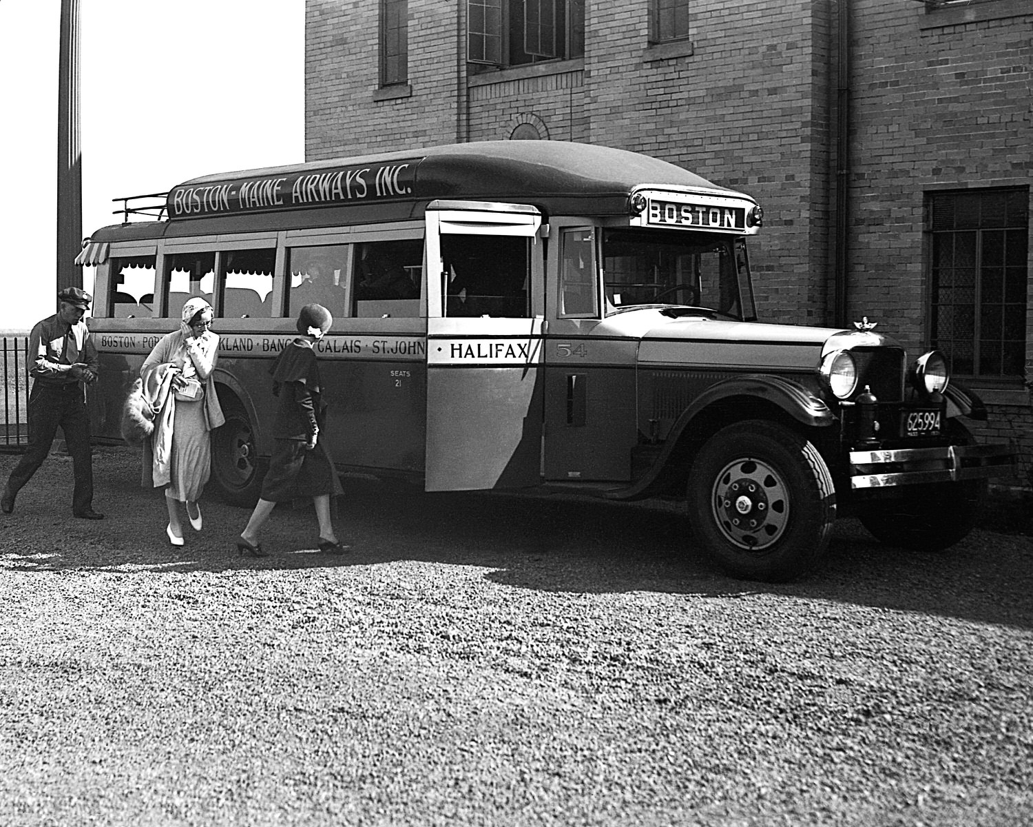 Boston Maine Airways Bus on August 8, 1931. Location ? (8x10)