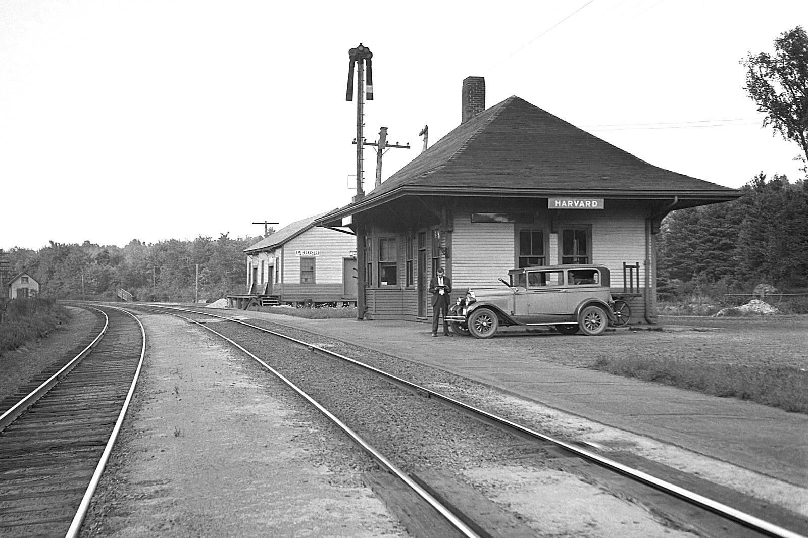 B&M Station at Harvard, MA. Date?? (8x12)