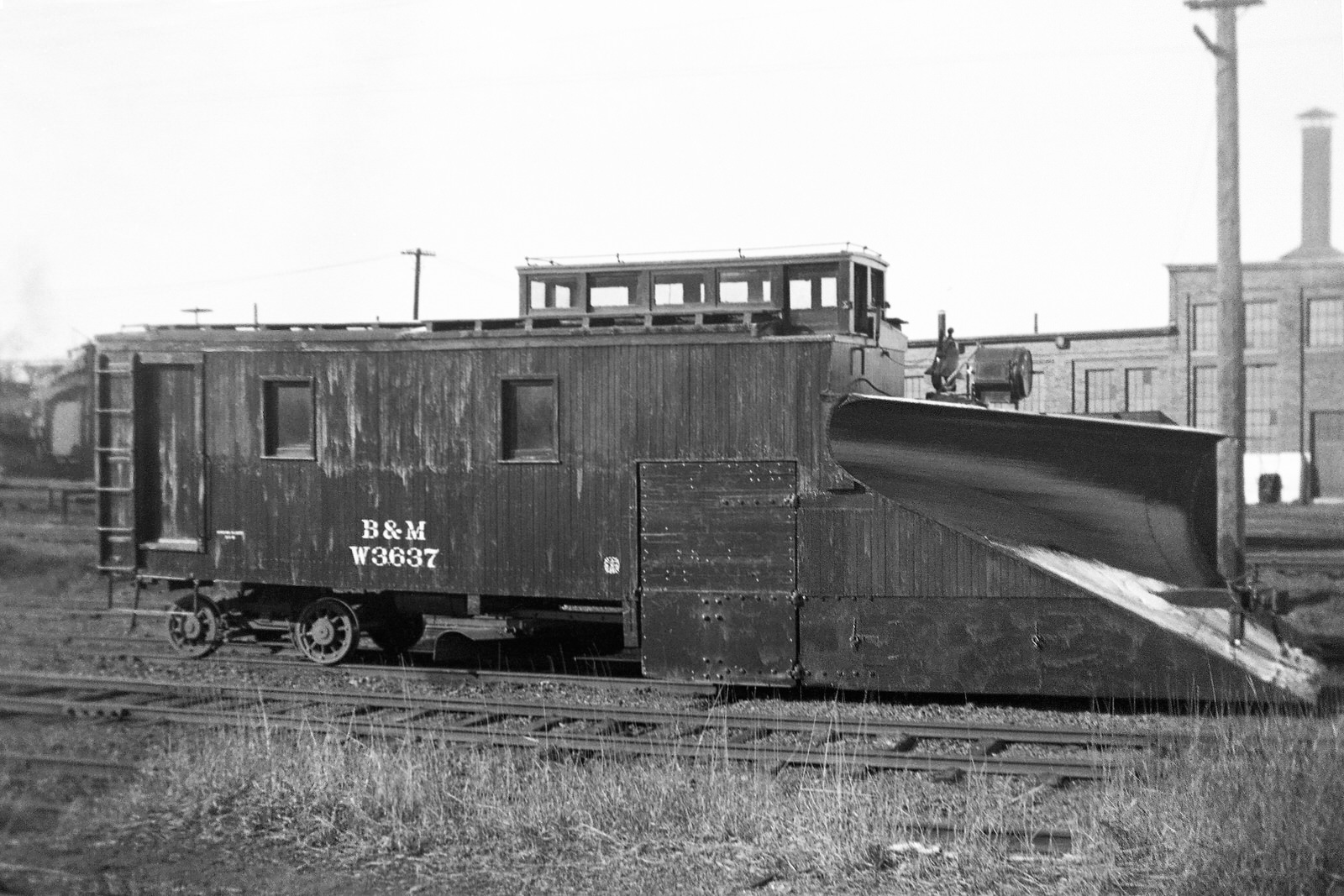 Boston Maine Plow #W3637 @ Portsmouth, NH on 12/3/1935