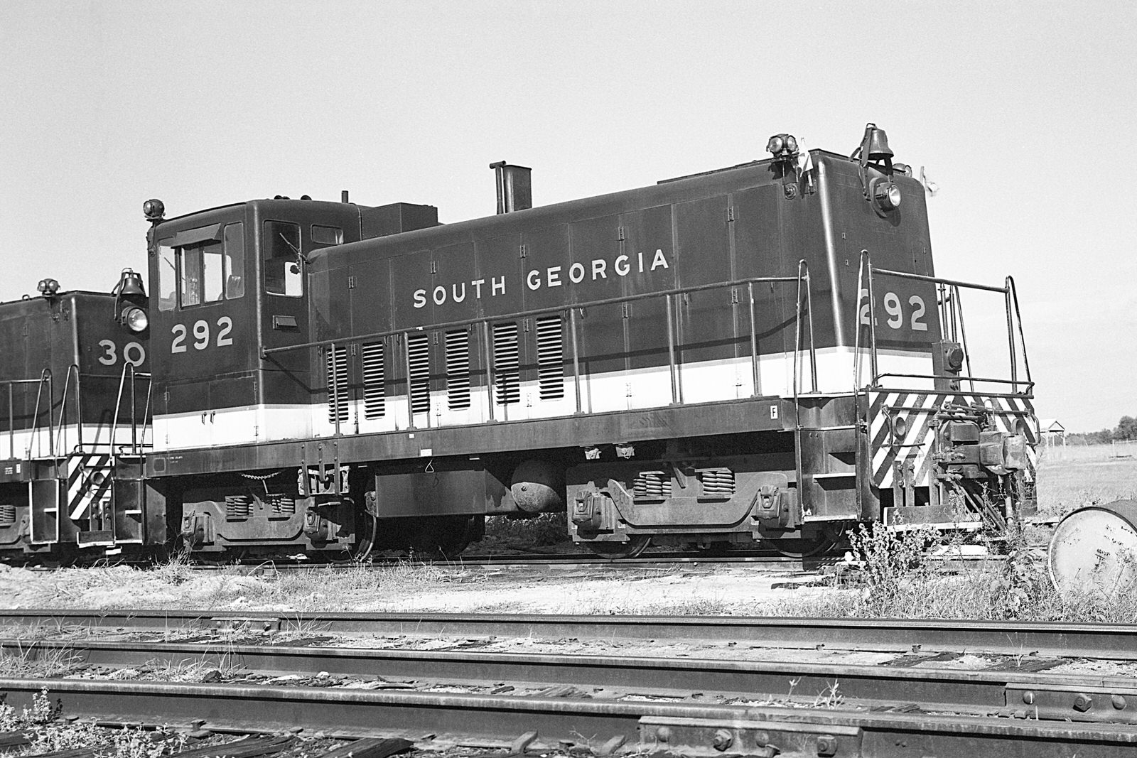 South Georgia Rwy 70T #292 at Foley, FL on 9/6/1965. (8x12)