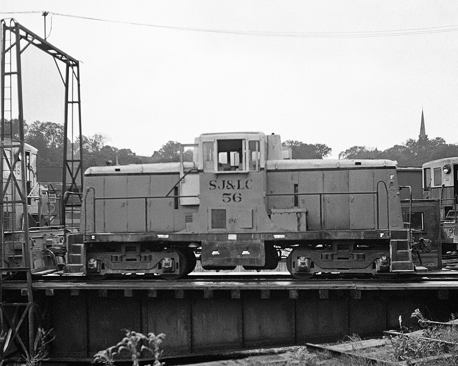 StJ&LC 44T #56 at St Johnsbury, VT on 9/1/1965 (8x10) Soft Focus