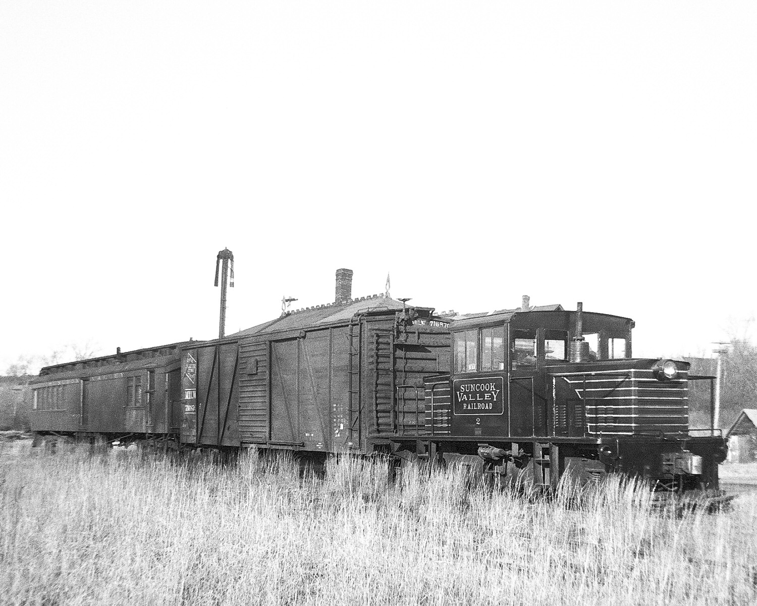 Suncook Valley #2 at Suncook, NH on 12/2/1950. (8x10)