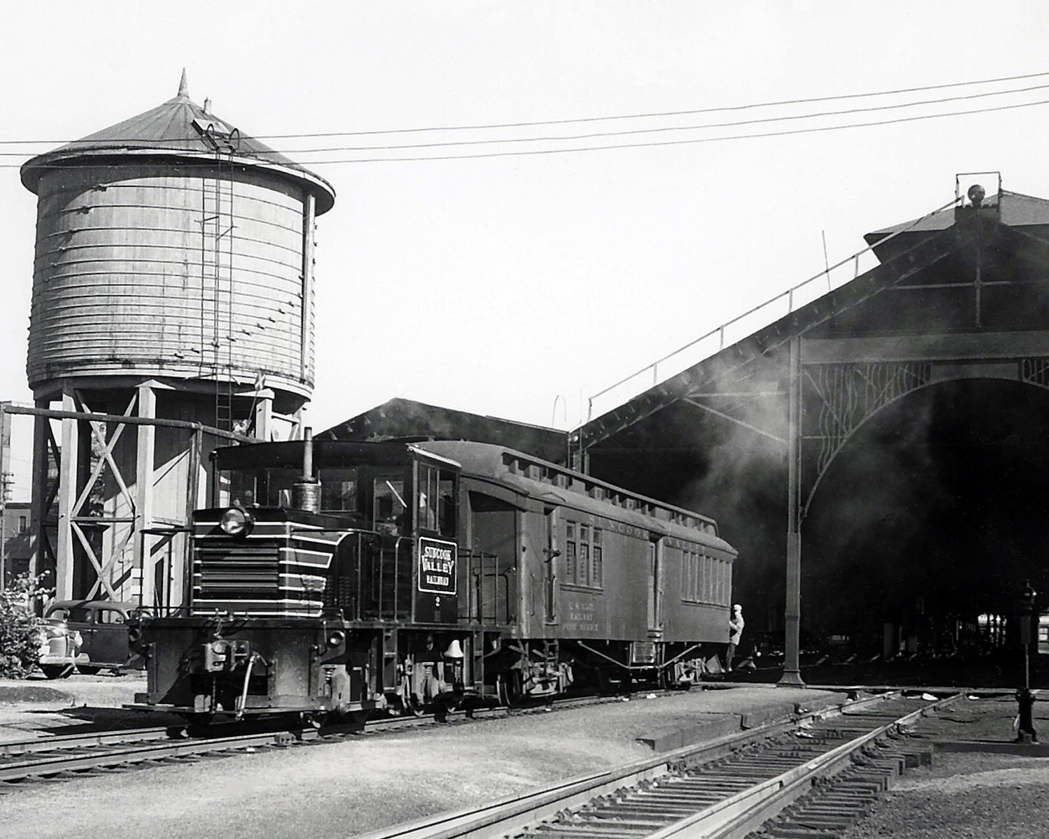 Suncook Valley #2 at Concord, NH during 1950. (5x7)