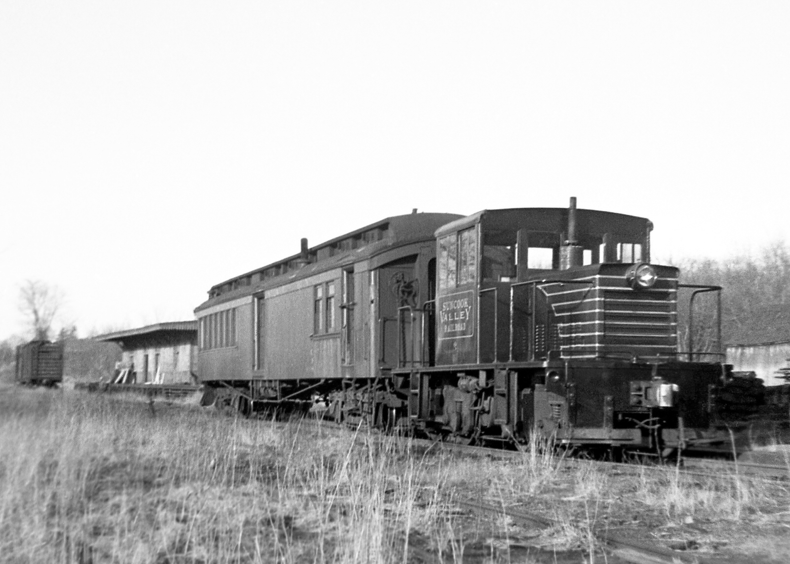 Suncook Valley #2 at Suncook, NH on 12/2/1950.  (5x7)