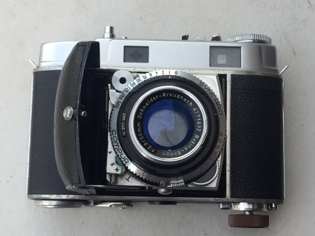 KODAK RETINA II 35MM VIEWFINDER CAMERA WITH CASE-img-0