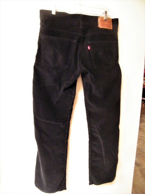 levi black corduroy jeans