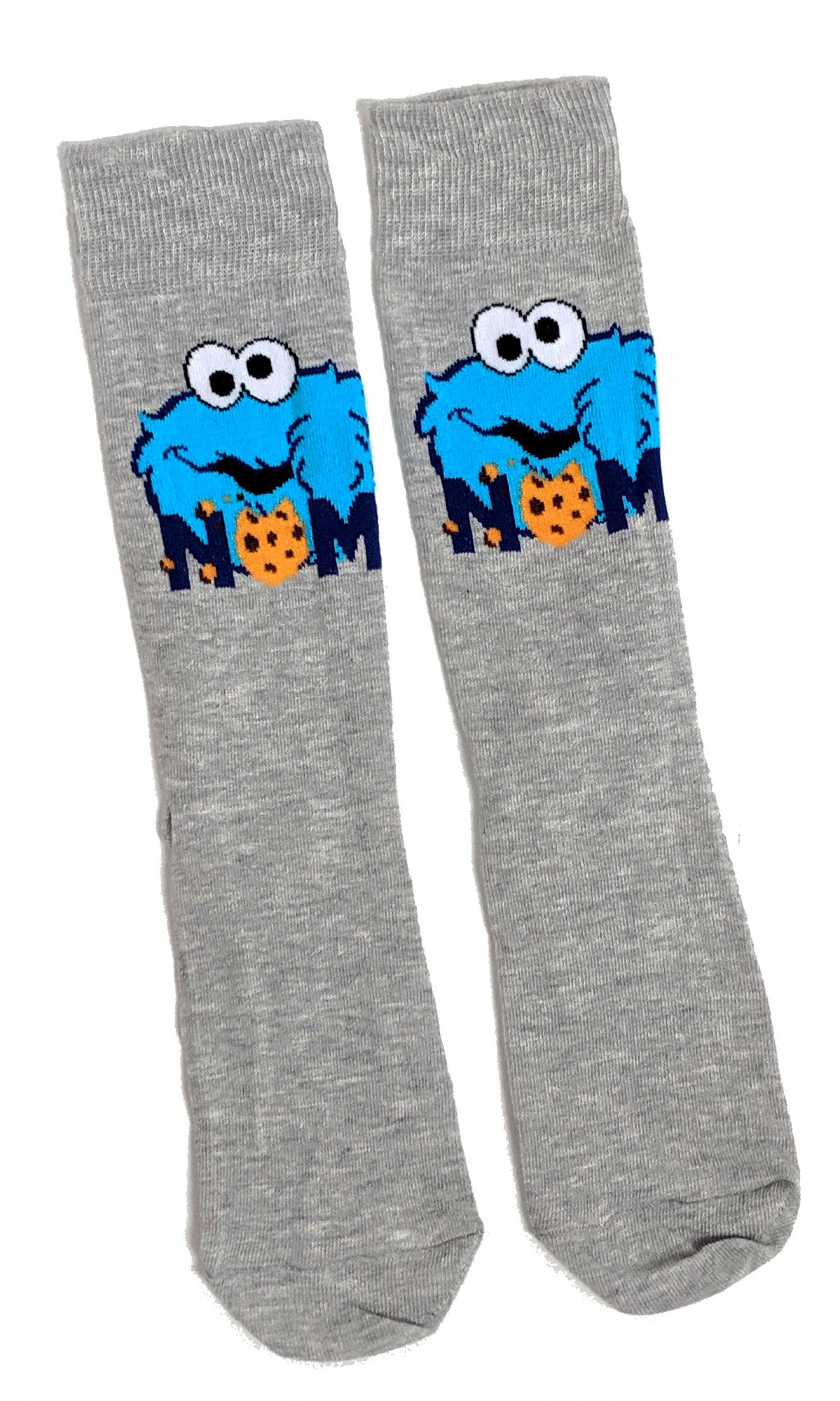 Herren Sesame Street Nom Cookie Monster Graue Socken Eur 39 45 Ebay